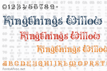 Kingthings Willow Font