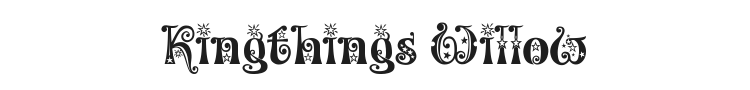 Kingthings Willow Font Preview