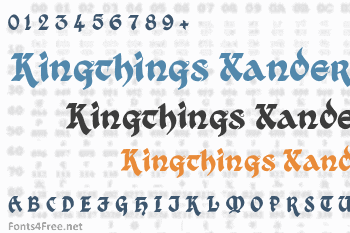 Kingthings Xander Font