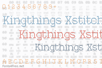 Kingthings Xstitch Font