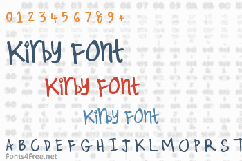 Kirby Font