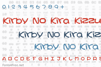 Kirby No Kira Kizzu Font