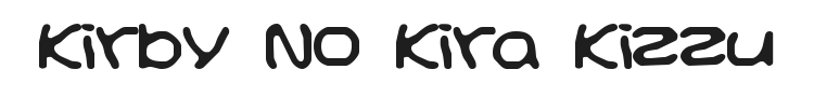 Kirby No Kira Kizzu Font