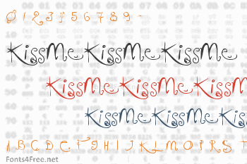 KissMeKissMeKissMe Font