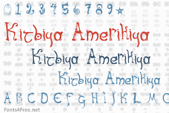 Kitbiya Amerikiya Font