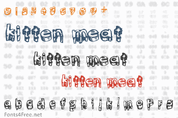 kitten meat Font