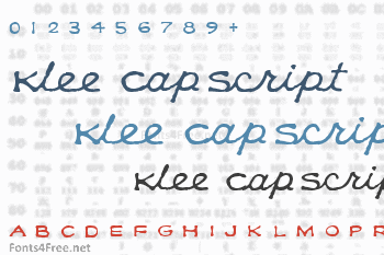 Klee CapScript Font