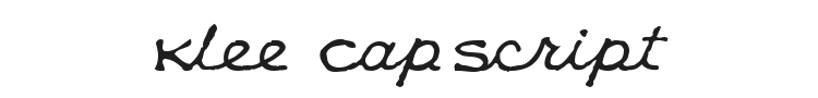 Klee CapScript Font Preview