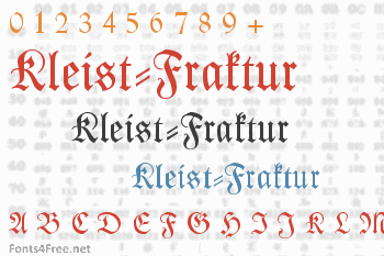 Kleist-Fraktur Font