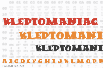 Kleptomaniac Font