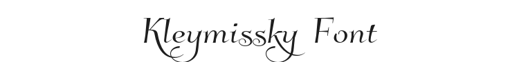 Kleymissky Font Preview