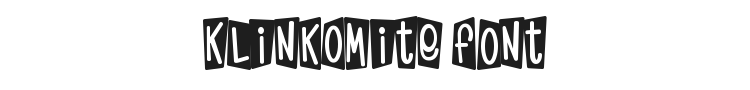 KlinkOMite Font