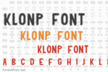 Klonp Font