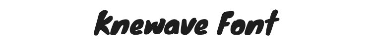 Knewave Font Preview