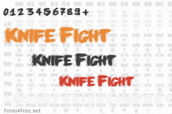 Knife Fight Font