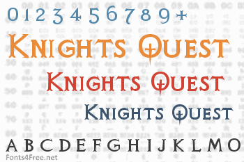 Knights Quest Font