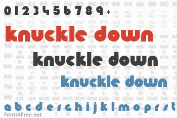 Knuckle Down Font