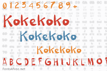 Kokekoko Font