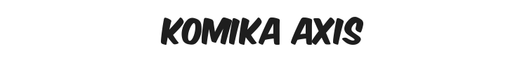 Komika Axis Font Preview
