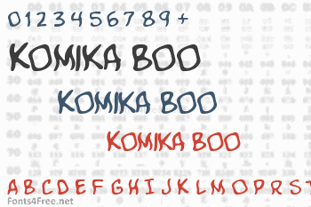 Komika Boo Font