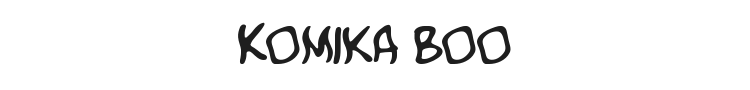 Komika Boo Font Preview