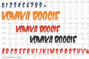 Komika Boogie Font