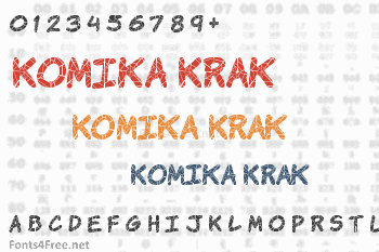 Komika Krak Font