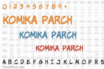 Komika Parch Font