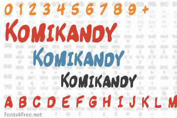 Komikandy Font