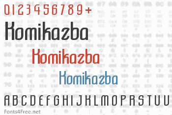 Komikazba Font