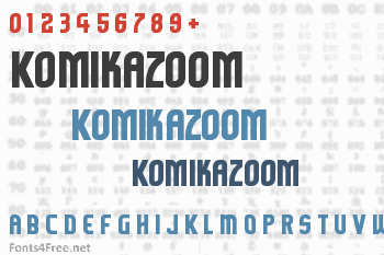 Komikazoom Font