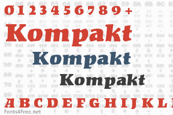 Kompakt Font