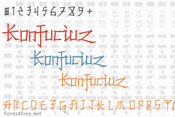 Konfuciuz Font