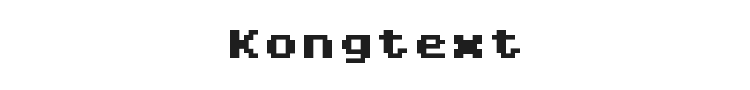 Kongtext Font