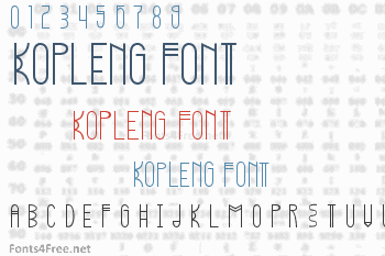 Kopleng Font