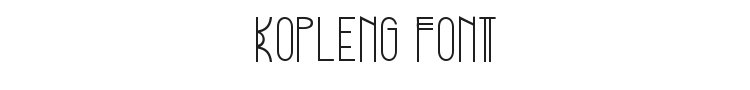 Kopleng Font Preview