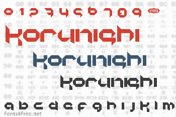 Korunishi Font