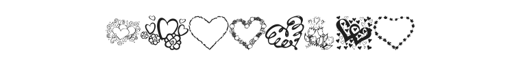 KR All About The Heart Font