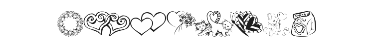 KR Kats Got A New Valentine Font Preview