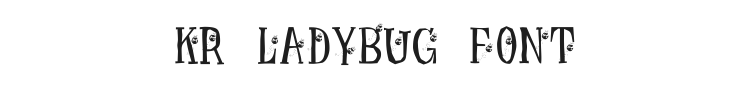 KR Ladybug Font