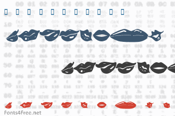 KR Lippy Font