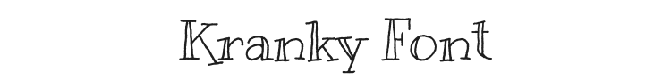 Kranky Font Preview