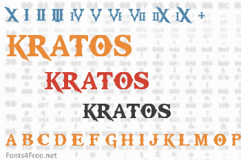 Kratos Truetype Font