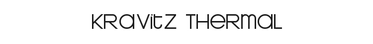 Kravitz Thermal Font Preview