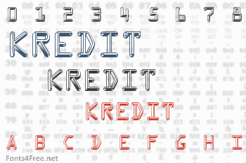 Kredit Font