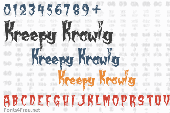 Kreepy Krawly Font