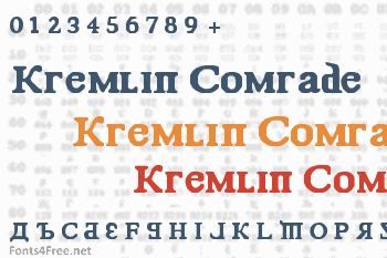 Kremlin Comrade Font