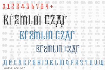 Kremlin Czar Font