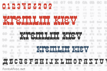 Kremlin Kiev Font