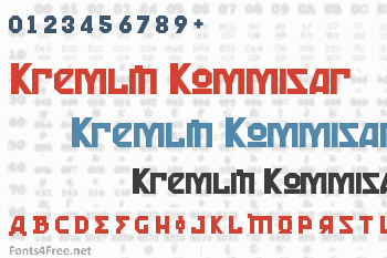 Kremlin Kommisar Font